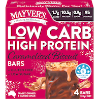 Mayver's Low Carb High Protein Bars Caramelised Biscuit