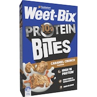 Weet-Bix Protein Bites Caramel Crunch Breakfast Cereal