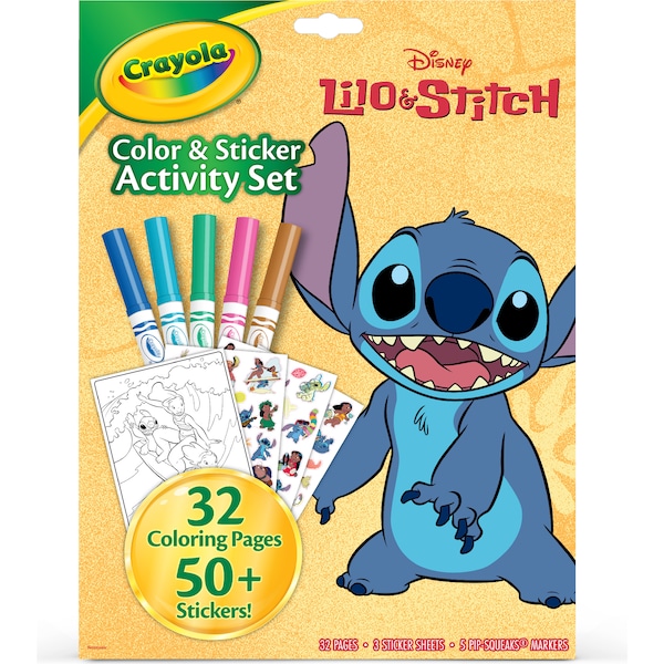 Crayola Colour & Sticker Activity Set Lilo & Stitch each