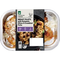 Woolworths Greek Style Chicken With Feta & Olives