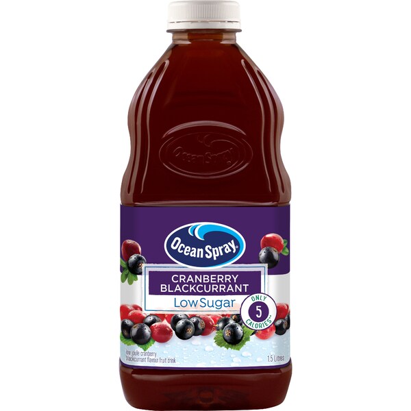 Ocean Spray Cranberry Blackcurrant Low Sugar Juice 1.5L