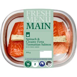  Fresh Menu Australian Salmon With Creamy Fetta & Spinach 310g