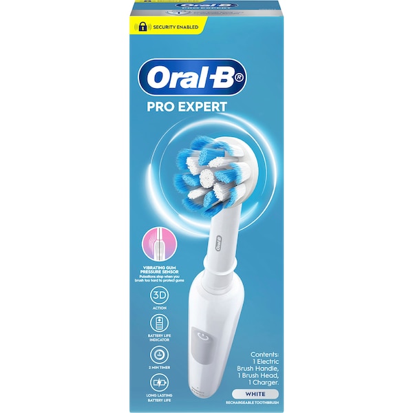 Oral-B Pro Expert Rechargeable Toothbrush White each