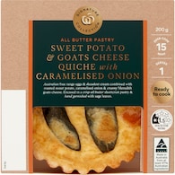 Signature Collection Sweet Potato Quiche With Goats Cheese & Caramelised Onion