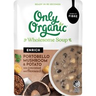 Only Organic Enrich Soup Pouch Portobello Mushroom & Potato