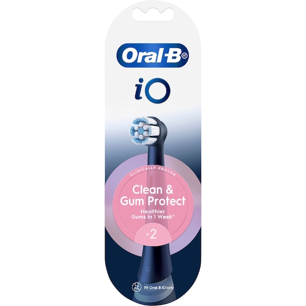 Oral-B iO Clean & Gum Sensitive Toothbrush Replacement Heads 2 pack
