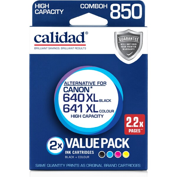 Calidad Canon PG-640 XL & CL-641 XL Ink Cartridge 2 pack