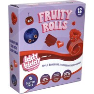 Iddy Biddy Fruity Rolls Apple Blueberry & Raspberry