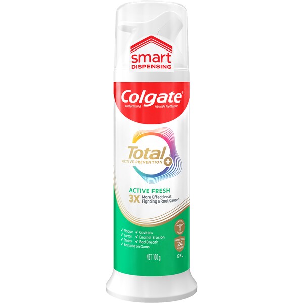 Colgate Toothpaste Total Active Fresh Pump 100g