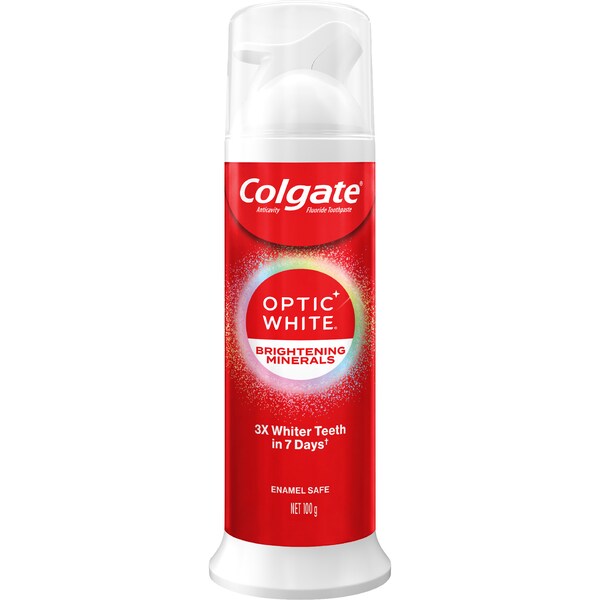 Colgate Toothpaste Optic White Pump 100g