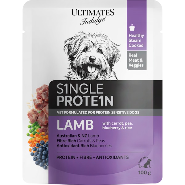 Ultimates Indulge Wet Dog Food Single Protein Lamb 100g