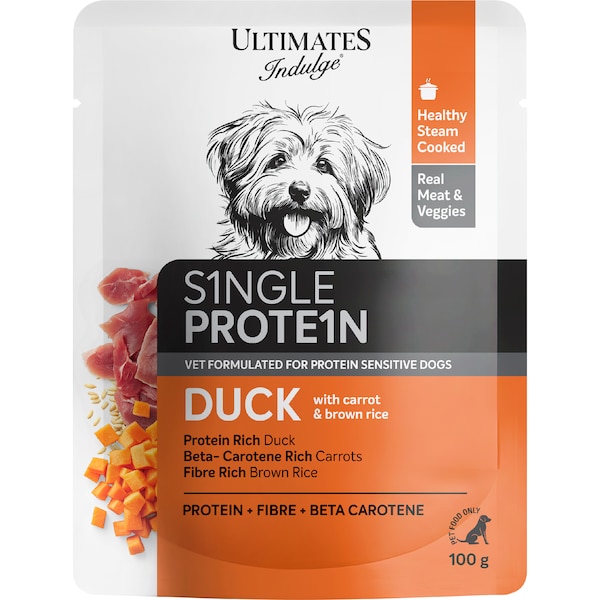 Ultimates Indulge Wet Dog Food Single Protein Duck 100g
