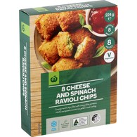 Woolworths 3 Cheese & Spinach Ravioli Chips