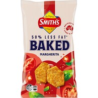 Smith's Crinkle Cut Baked Fusion Potato Chips Margherita