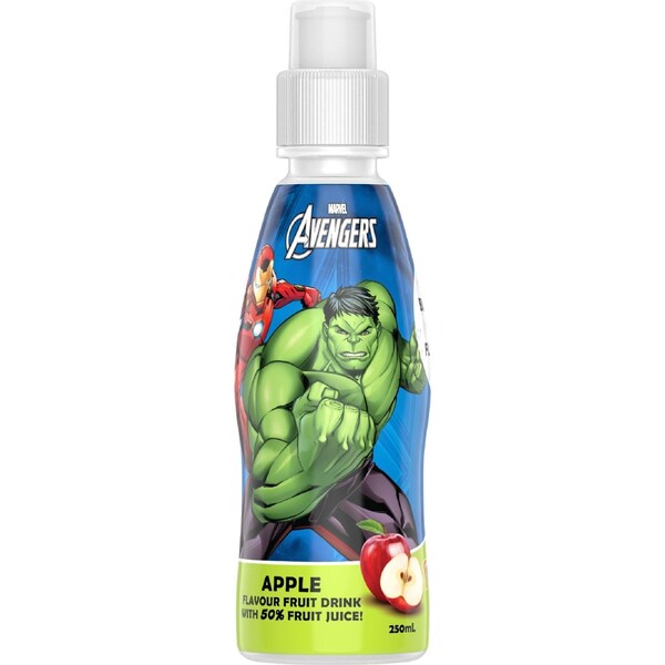 Fruity Burst Avengers Apple Fruit Drink 250mL