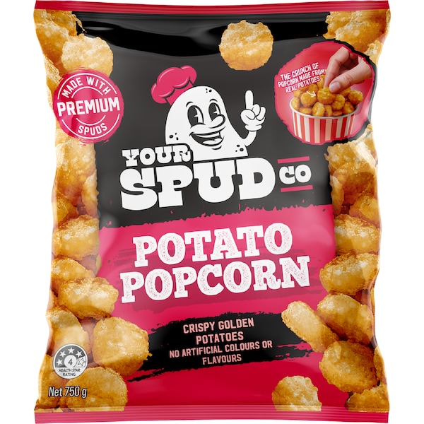 Your Spud Co Potato Popcorn 750g