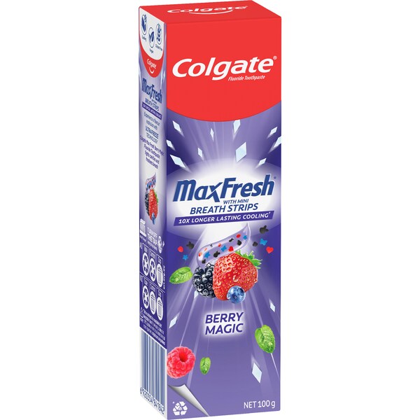 Colgate Toothpaste Max Fresh Berry Magic 100g