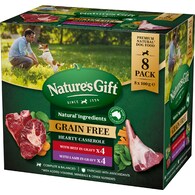 Nature's Gift Grain Free Wet Dog Food Gravy Beef & Lamb Pouch