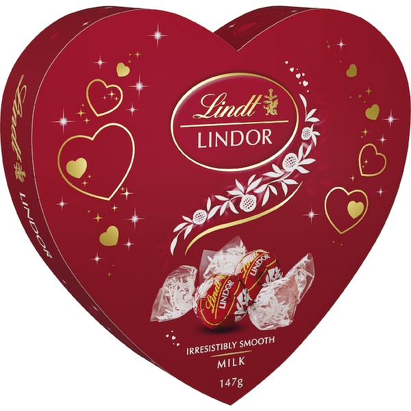 Lindt Lindor Heart Box 147g