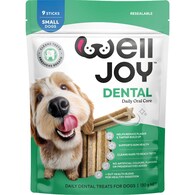 WellJoy Dental Dog Stick Treats Small