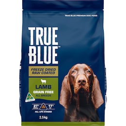 True Blue Freeze Dry Raw Coated Dry Dog Food Grain Free With Lamb 2.5kg – Woolworths