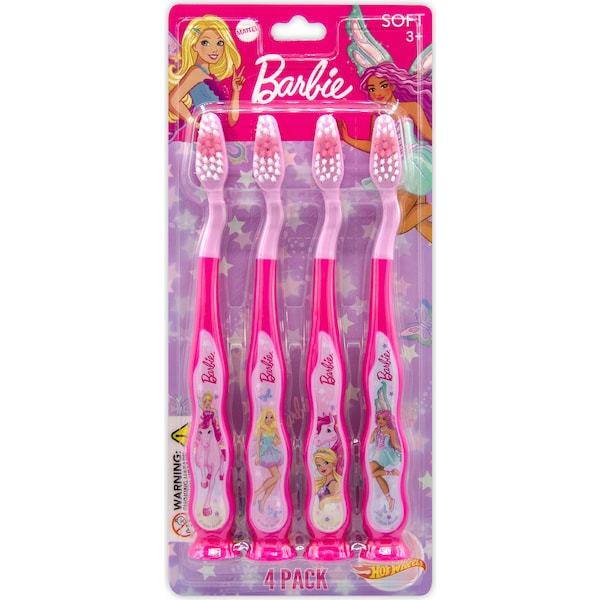 Licensed Kids Toothbrushes Assorted 4 pack