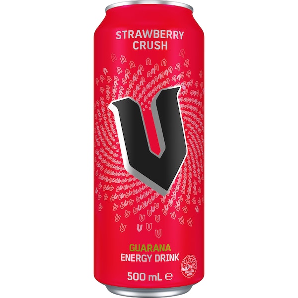 V Energy Drink Strawberry Crush 500mL