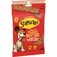 Schmackos Strapz Dog Treats Temptin' Peanut Butter