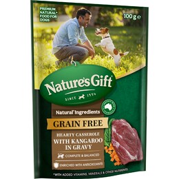 Nature's Gift Wet Dog Food Hearty Casserole In Gravy With Kangaroo 100g – Woolworths