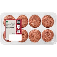 Woolworths 8 Pack Homestyle Beef Rissoles