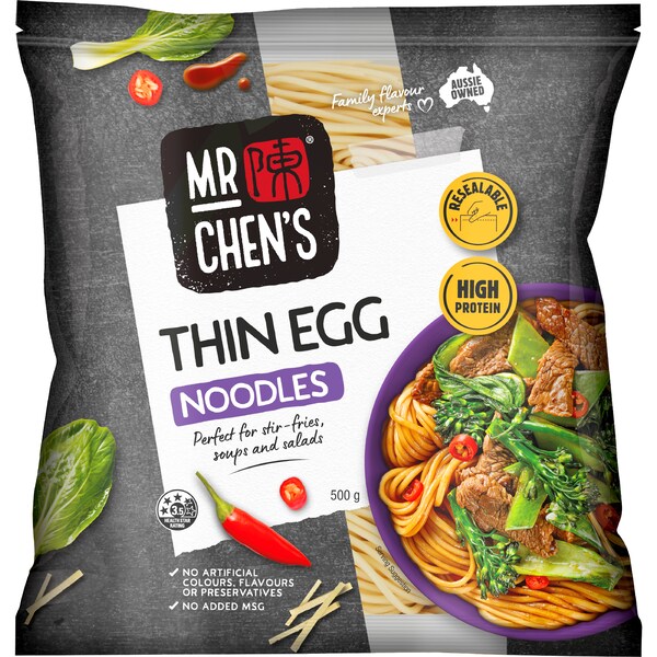 Mr Chen's Thin Egg Noodles 500g
