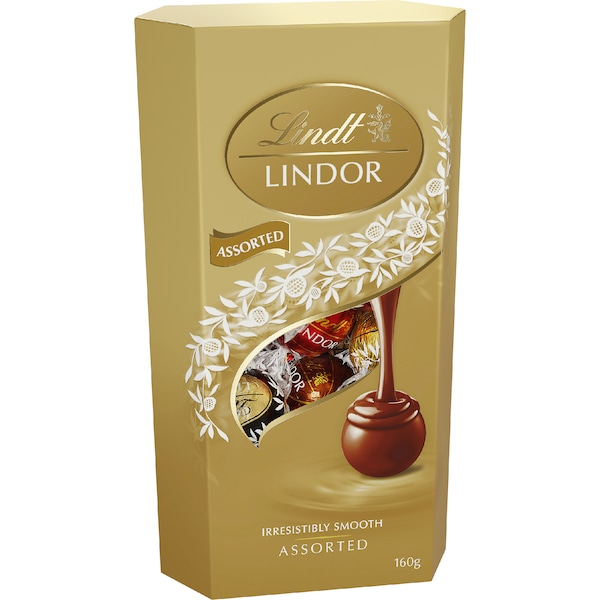 Lindt Lindor Assorted Cornet 160g