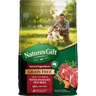 Nature's Gift Grain Free Adult Dry Dog Food With Pasture Fed Beef