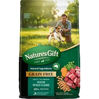 Nature's Gift Grain Free Adult Dry Dog Food With Wild Game