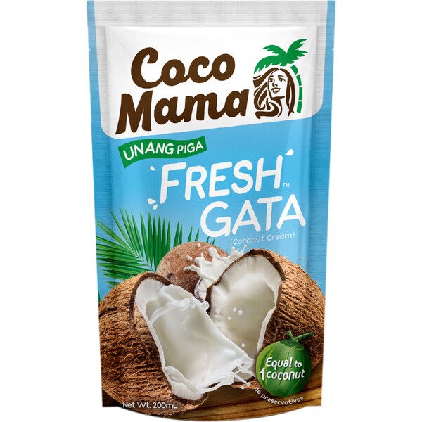 Coco Mama Fresh Gata Coconut Cream 200mL