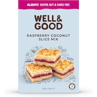 Well & Good Raspberry Coconut Slice Mix