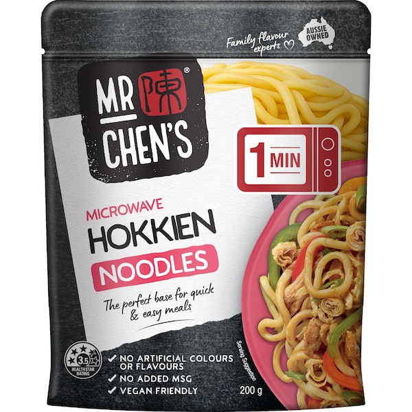 Mr Chen's Microwave Noodles Hokkien 200g