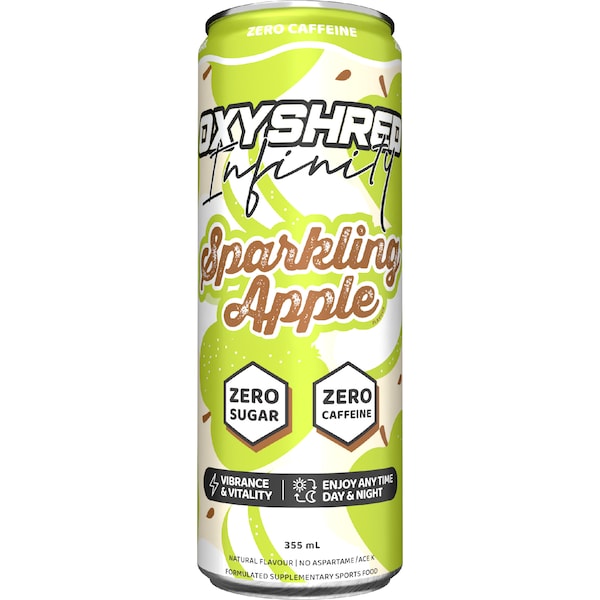 OxyShred Infinity Sparkling Apple Can 355mL