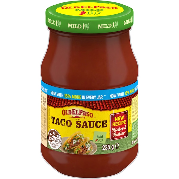 Old El Paso Taco Sauce Mild 235g