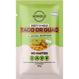 Mingle Mingle Zesty & Mild Taco Or Guac Recipe Base 30g