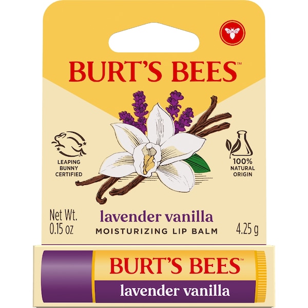 Burt's Bees Moisturising Lip Balm Lavendar Vanilla 4.25g
