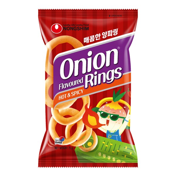 Nongshim Onion Rings Hot & Spicy 75g