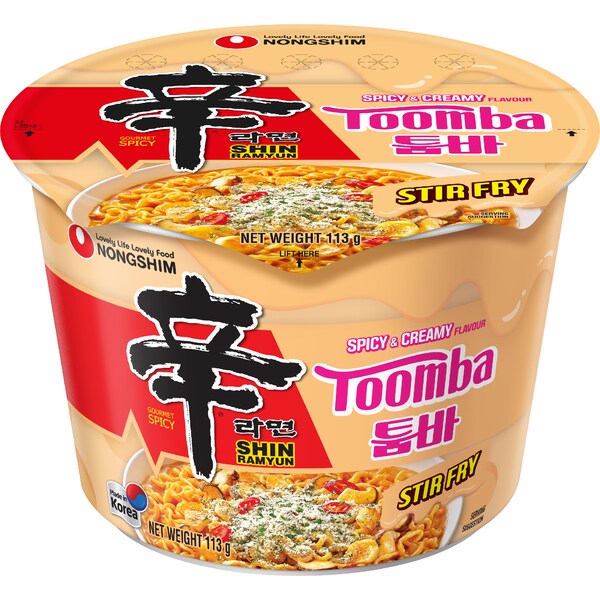 Nongshim Shin Ramyun Toomba Stir Fry Bowl 113g