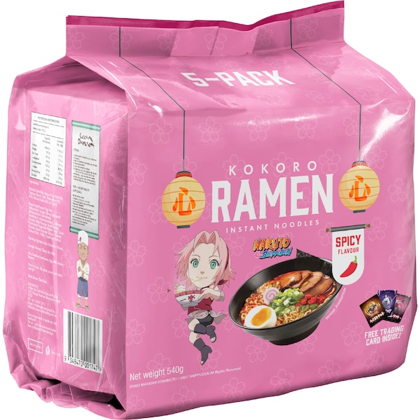 Kokoro Ramen Instant Noodles Spicy 5 pack