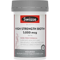 Swisse High Strength Biotin 5000Mcg Tablets