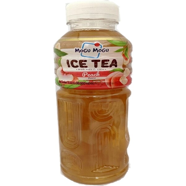 Mogu Mogu Iced Tea Drink Peach Flavour 450mL