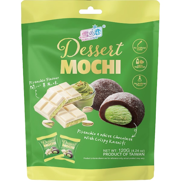 Yuki & Love Dessert Mochi Pistachio Chocolate 120g