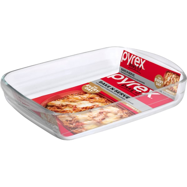 Pyrex Bake N Serve Glass Tray 2.6L each