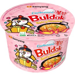 Samyang Samyang Buldak Carbonara Spicy Ramen Big Bowl 105g