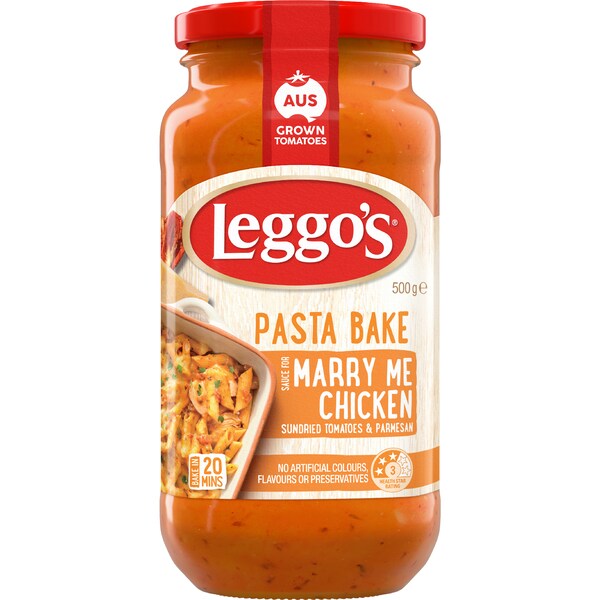 Leggo's Marry Me Chicken Pasta Bake Sauce 500g